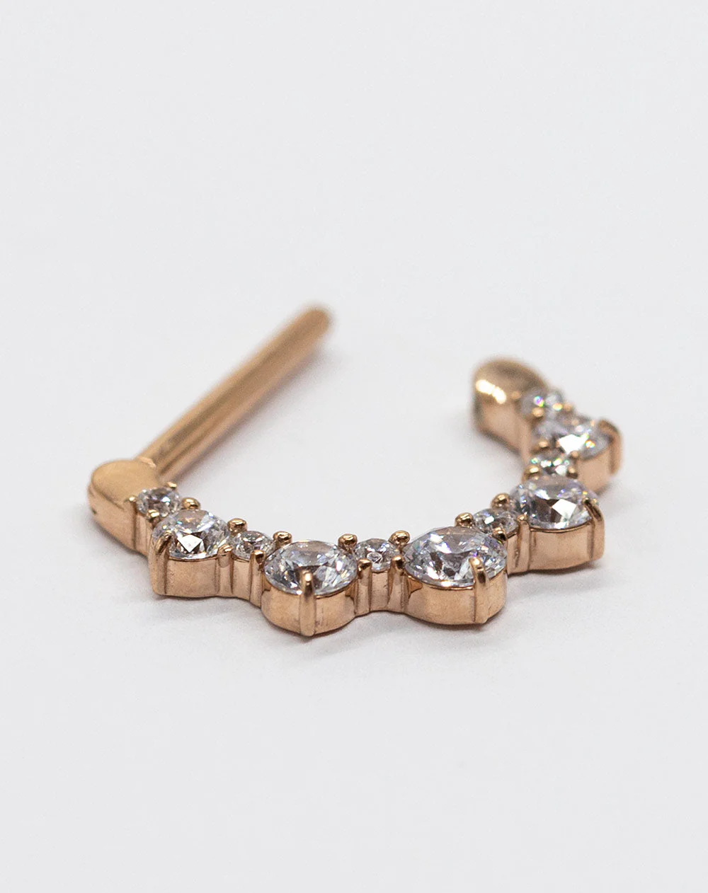 Nipple Clicker - Rg Cz 11 X Jewelled 1.6 X 14mm - Image 4