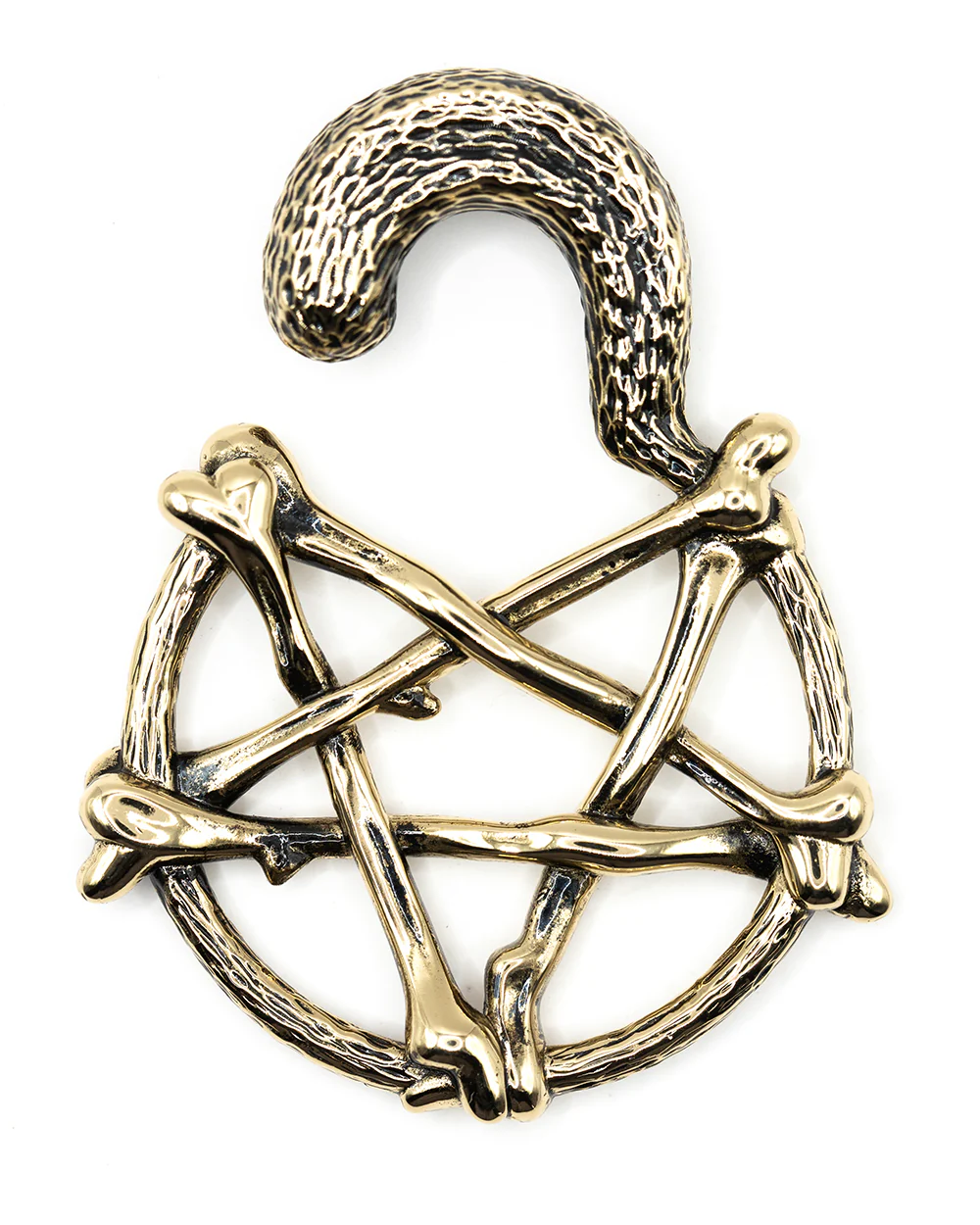 Pentagram Brass Weighted Hanger - Image 2