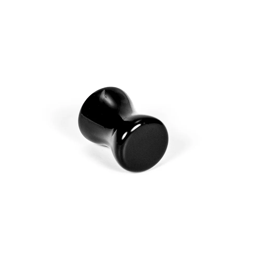 Black Obsidian Double Flared Stone Plug | Punktured - Image 2