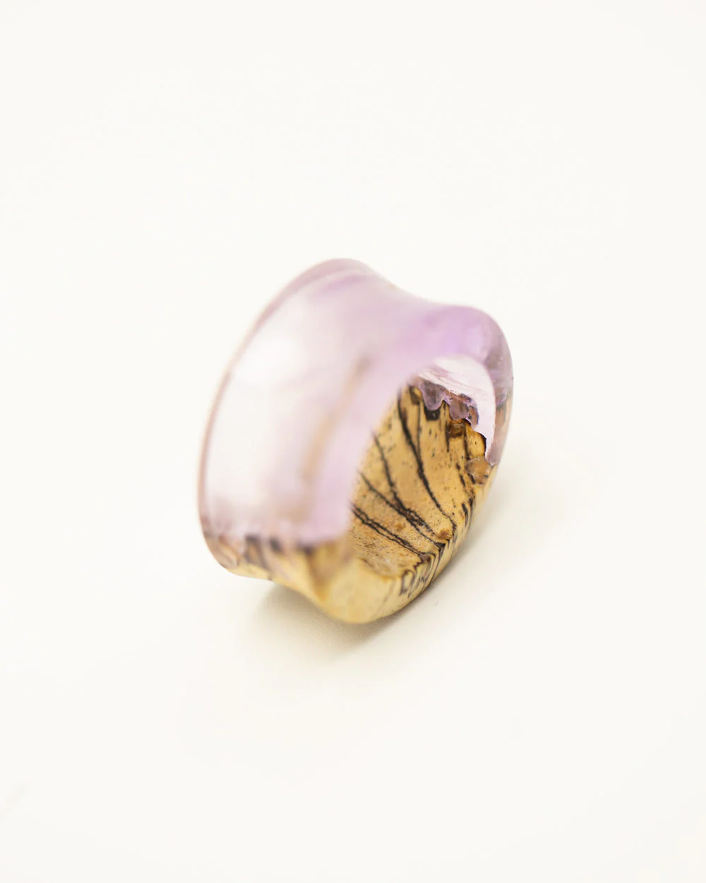 Purple Epoxy Wood Tunnel - Image 3