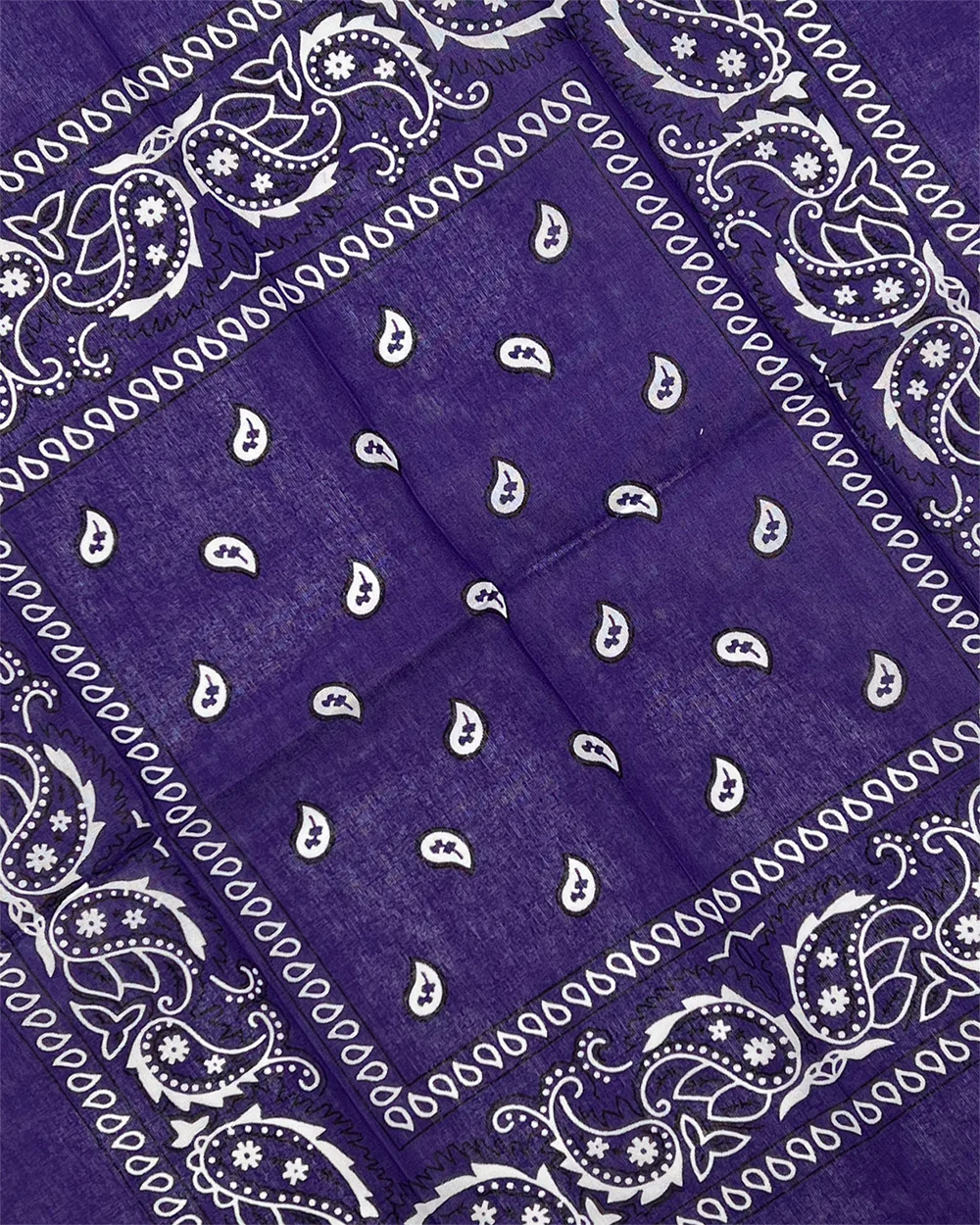 Purple Paisley Bandana