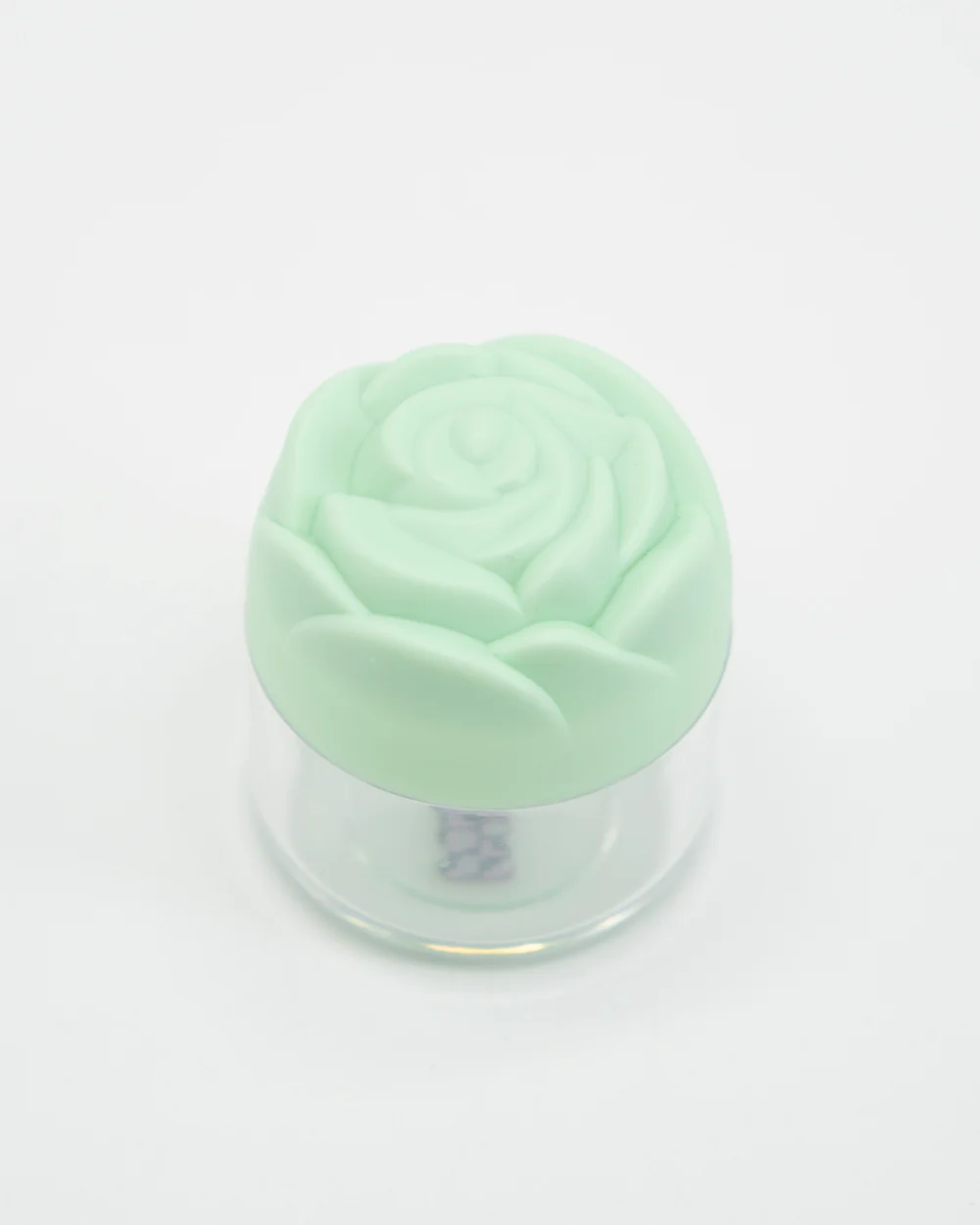 Rose Plastic Clear Container - Green - Image 2