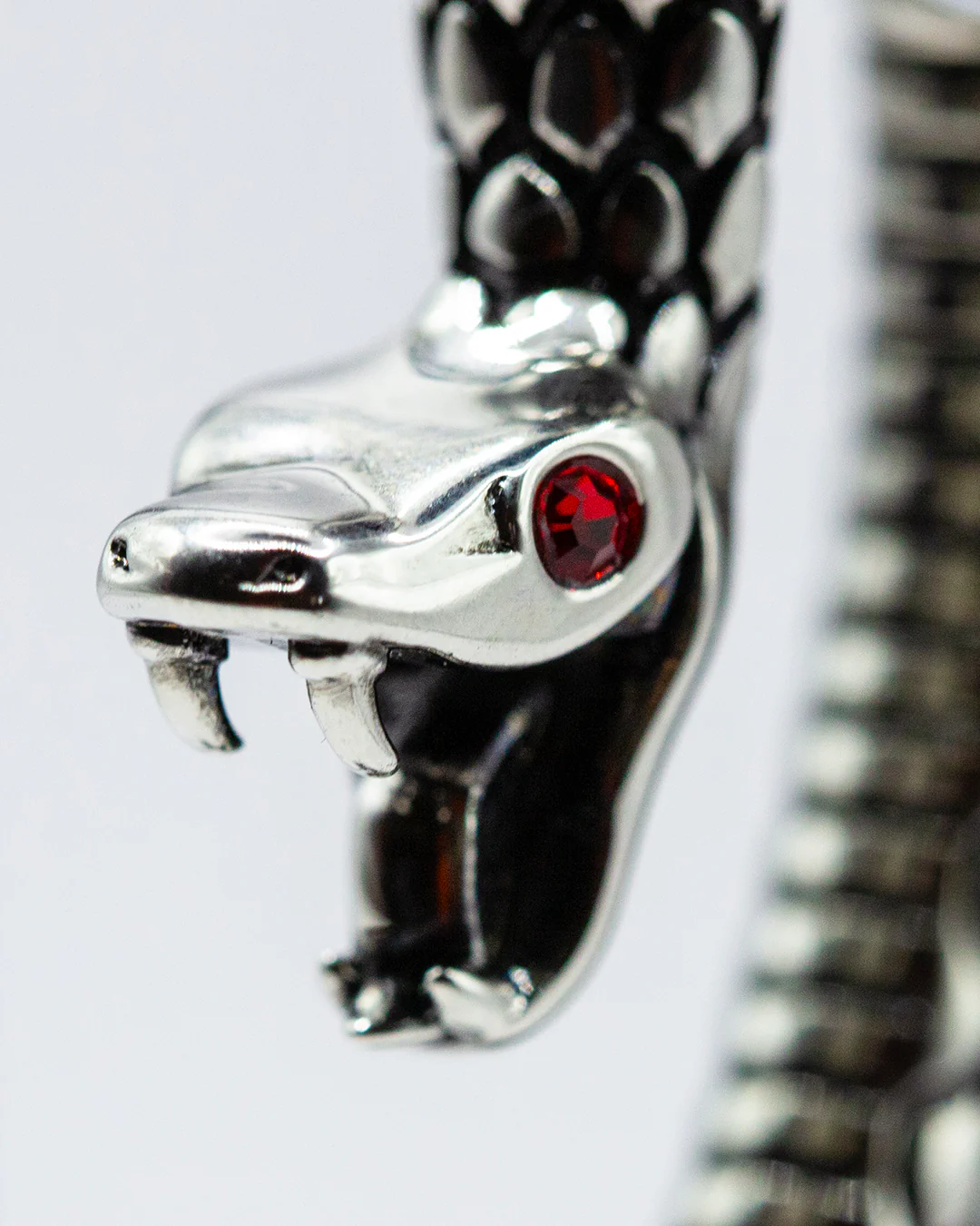 Snake Rhodium Brass Weighted Hanger - Image 3