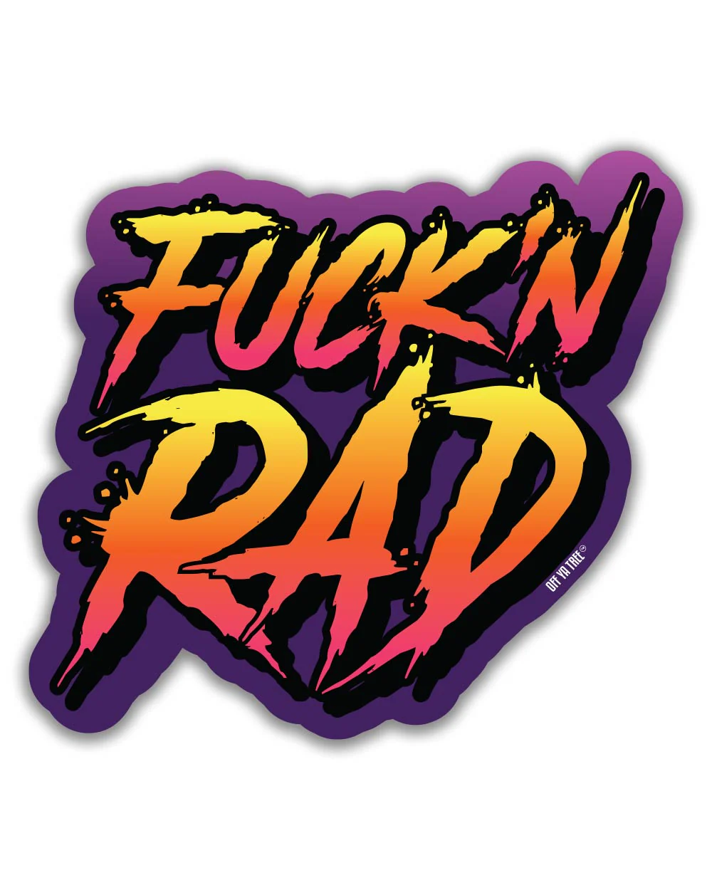 STICKER - FKN RAD OYT