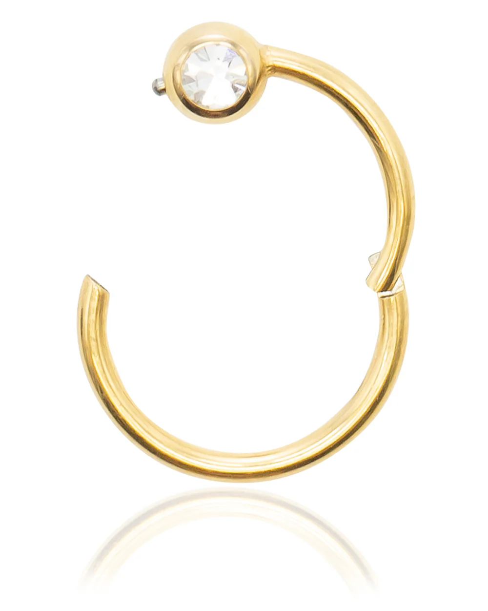 Sunlit Aura Titanium Hinged Ring - Image 3
