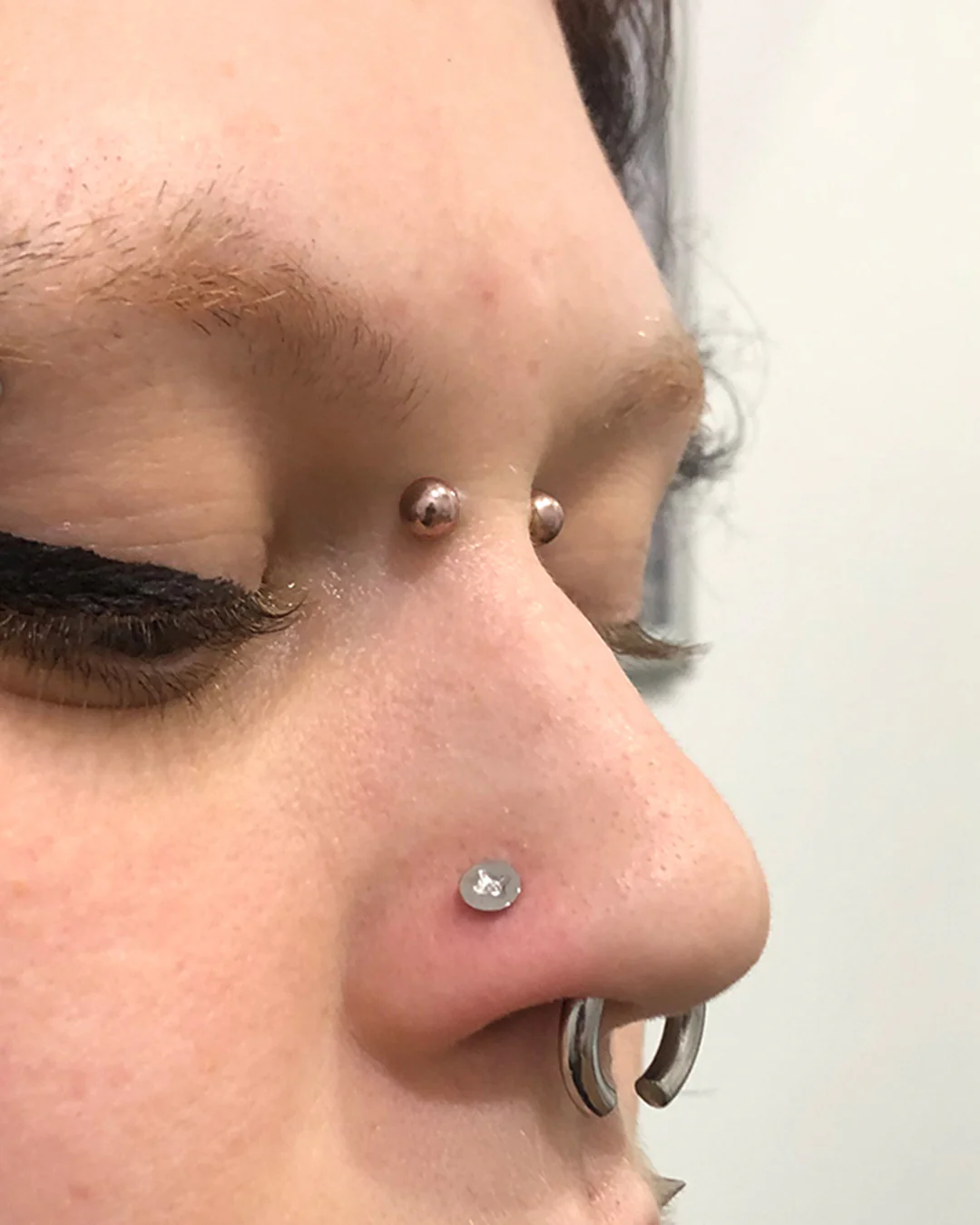 Surgical Steel Straight Barbell Rose Gold - Image 2