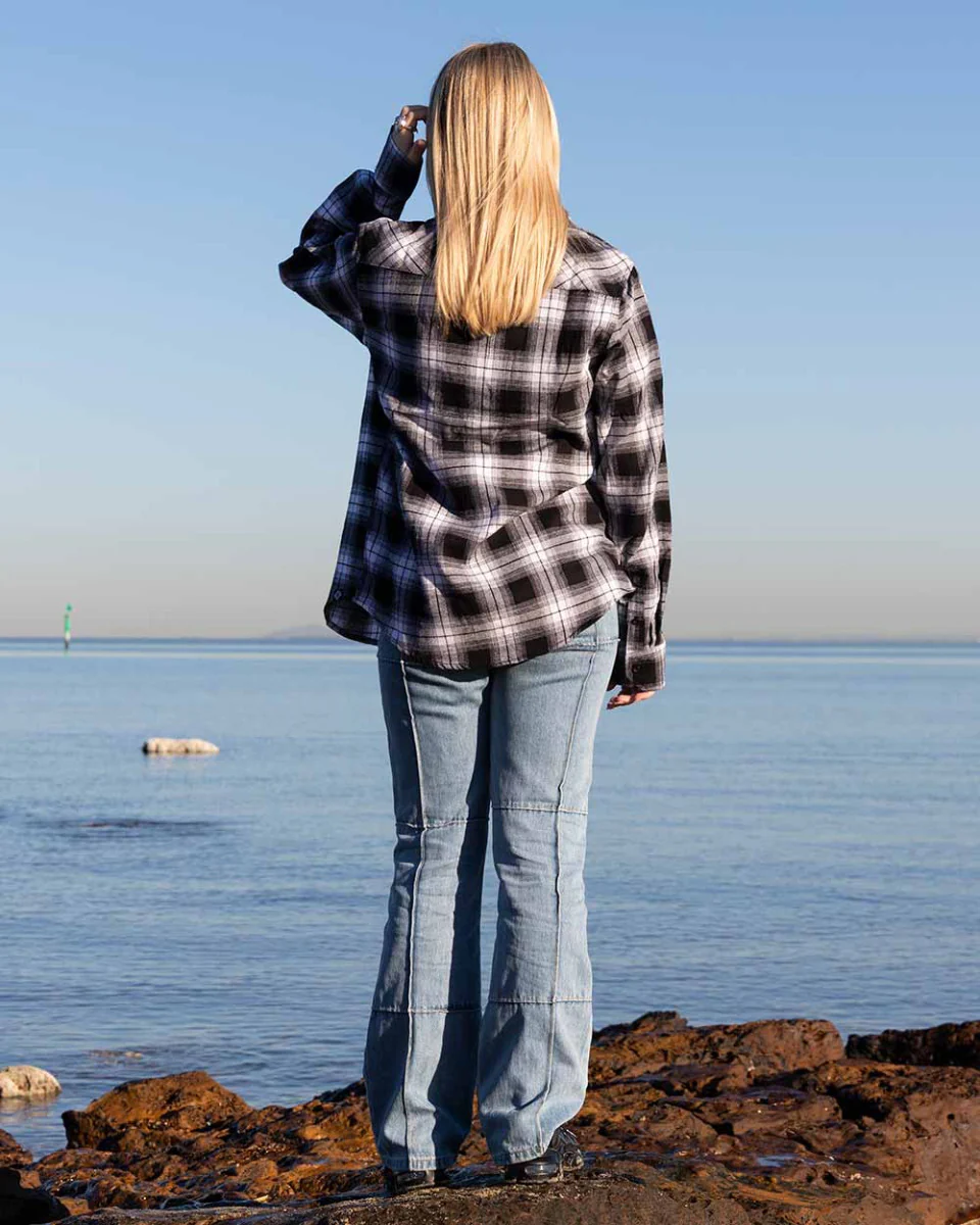 Grey Flannel Long Sleeve Shirt - Image 4