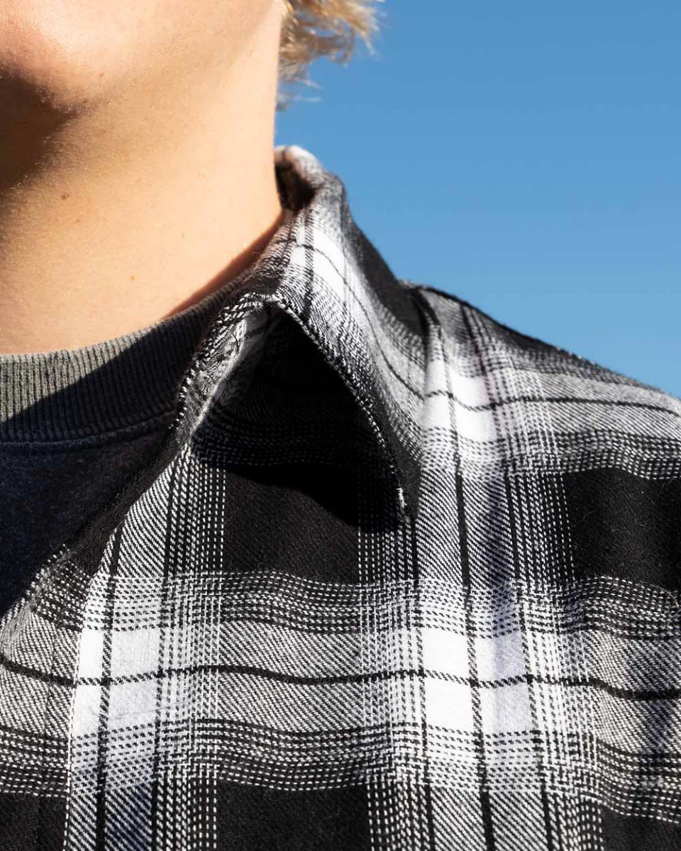 Grey Flannel Long Sleeve Shirt - Image 6
