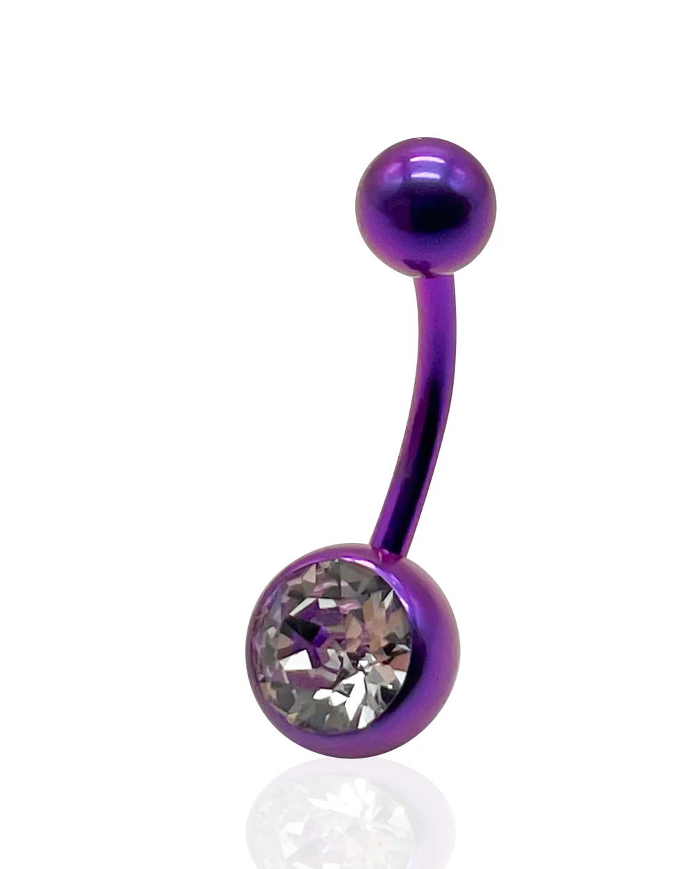 Titanium Jeweled Navel Barbell - Image 2