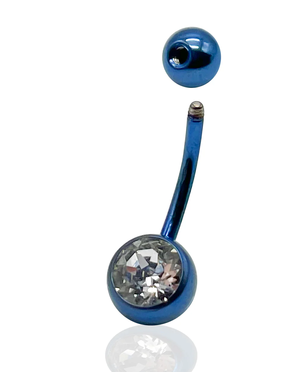 Titanium Jeweled Navel Barbell - Image 5
