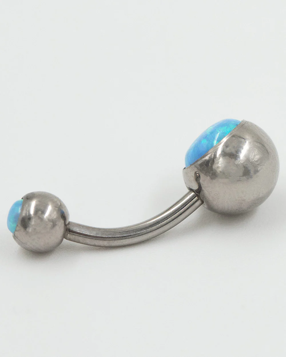 Titanium Opal Navel Curved Barbell - Image 4