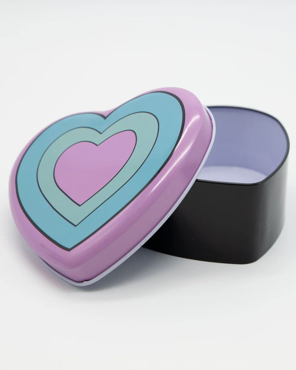 Trippy Hearts Heart-Shaped Metal Tin - Image 4
