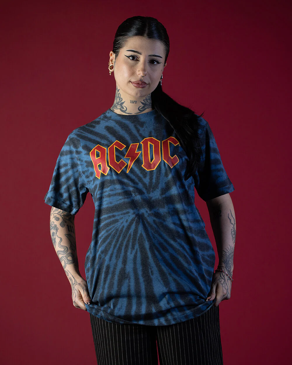 AC/DC Tie Dye Logo T-Shirt (Licensed Merch) - Image 3