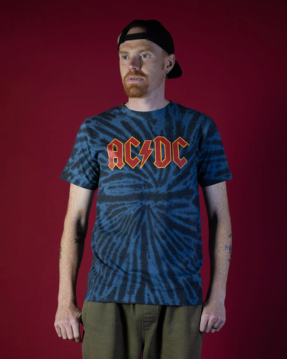 AC/DC Tie Dye Logo T-Shirt (Licensed Merch) - Image 4