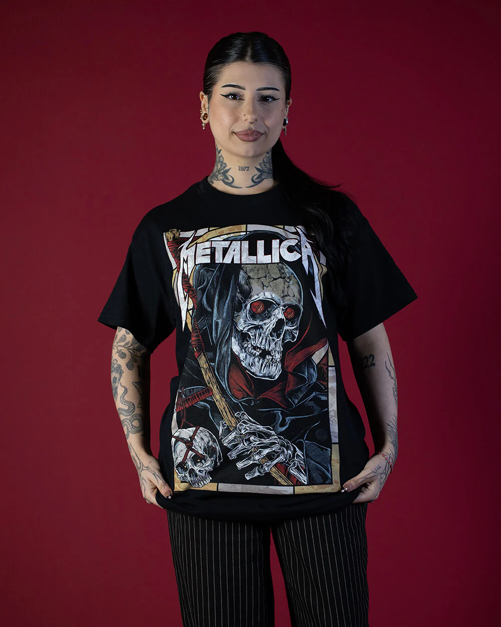 Metallica Death Reaper T-Shirt (Licensed Merch) - Image 3