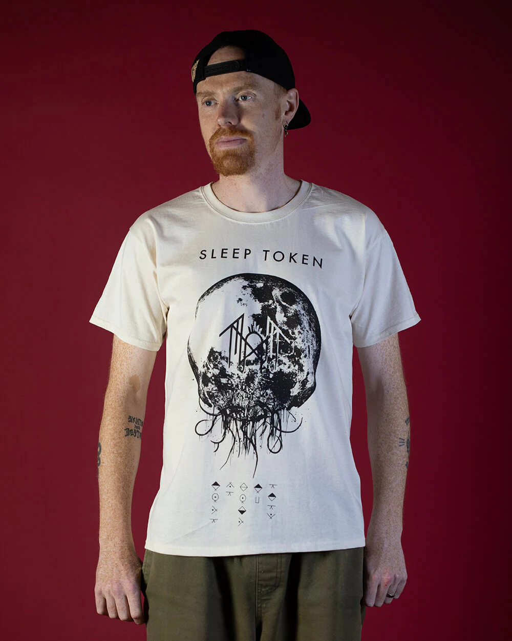 T-Shirt - Sleep Token Take Me Back To Eden White - Image 3