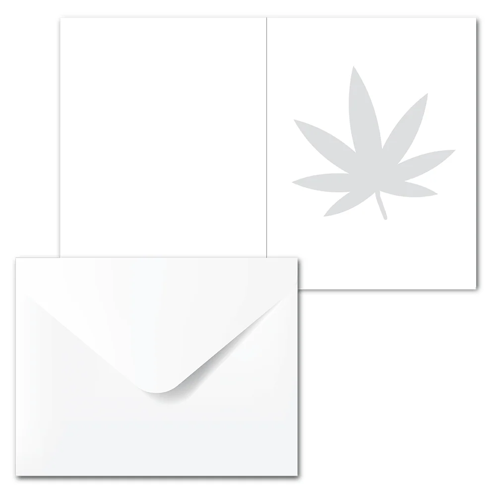 WAKE 'N' BAKE | LIT AF CHRISTMAS XMAS GREETING CARD - Image 2