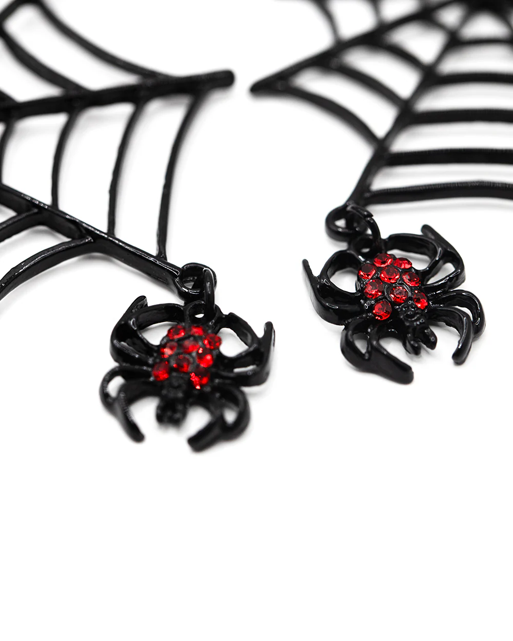 Webbed Spider Earrings - Image 3