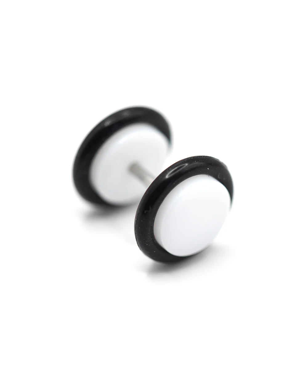 White Acrylic Fake Plug
